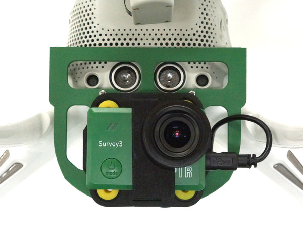 DJI Phantom 4 (PRO/ADV) Survey 3/2/1 Single Camera Mount - MAPIR