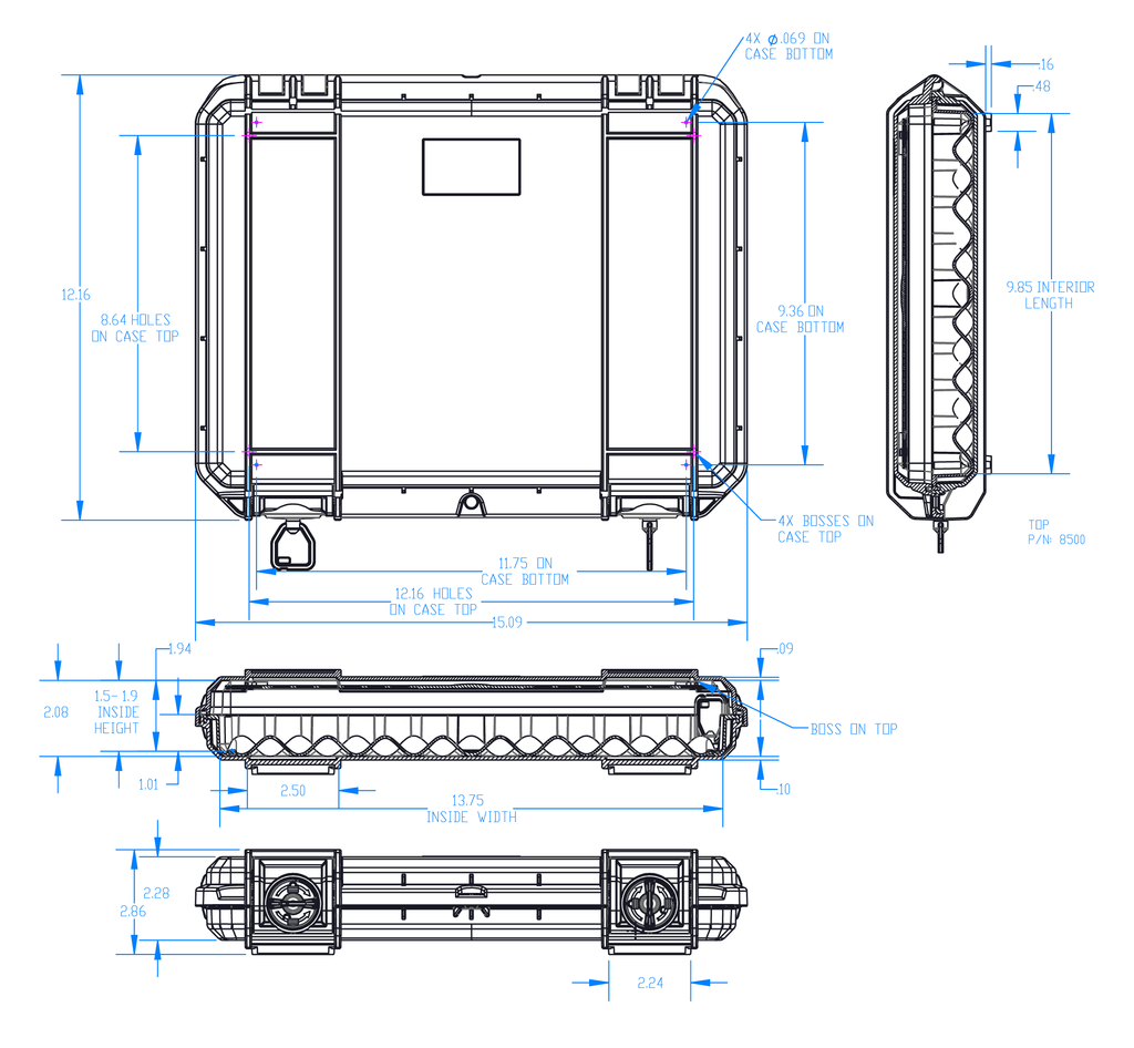 Diffuse Reflectance Standard Calibration Target Package <br/>(T3-R125)