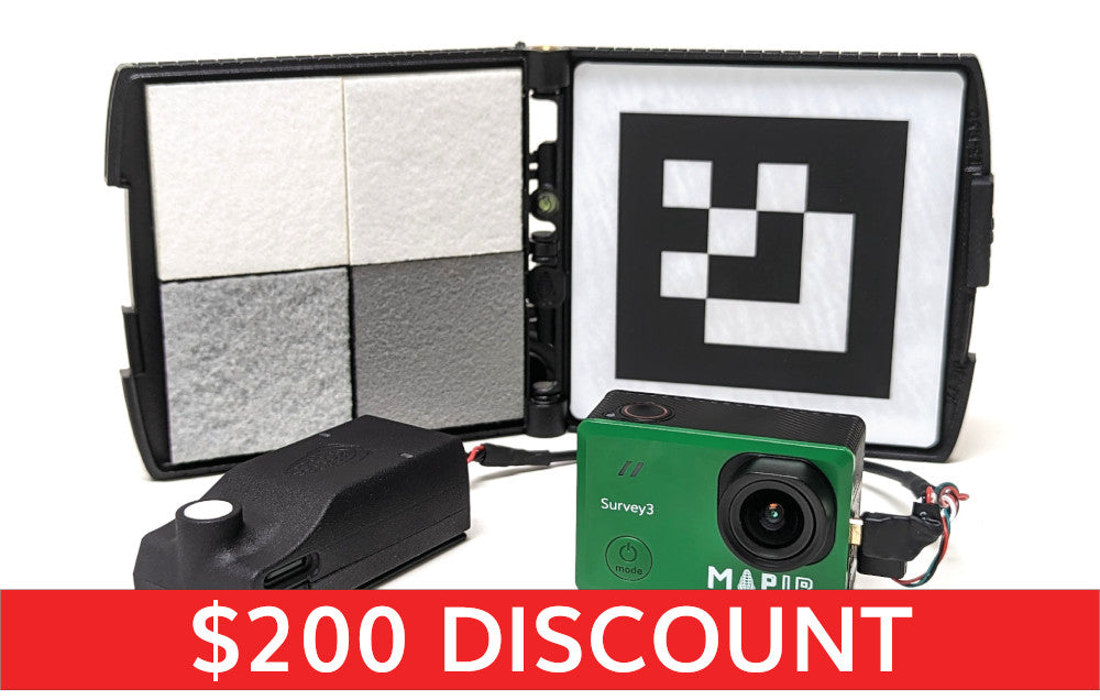 Survey3 Camera + Calibration Target + Light Sensor Bundle - MAPIR CAMERA