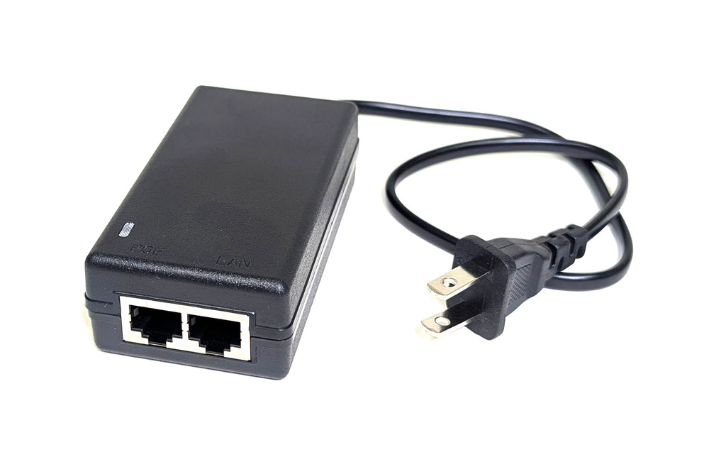Gigabit PoE Injector: 1-Port (24W, AC100-240V)