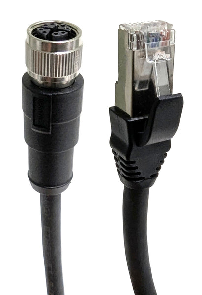 LATTICE Cable: M12(F) - RJ45(M) - 1m