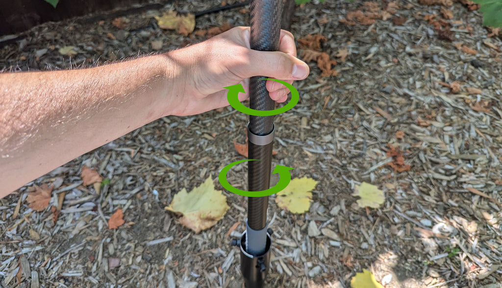 Telescoping Tripod Pole <br/>(3 Meter)