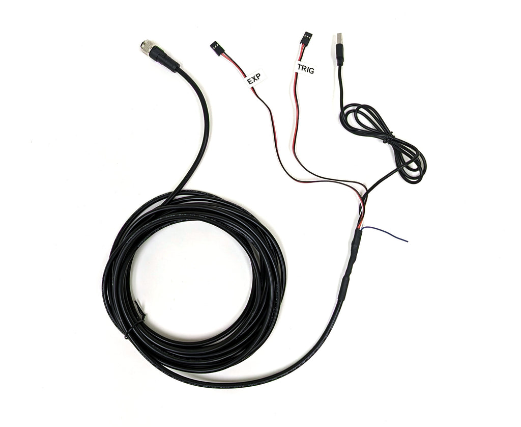 Survey3 PRO Cable - m12(F) to USB (PWR) + TRIG + EXP