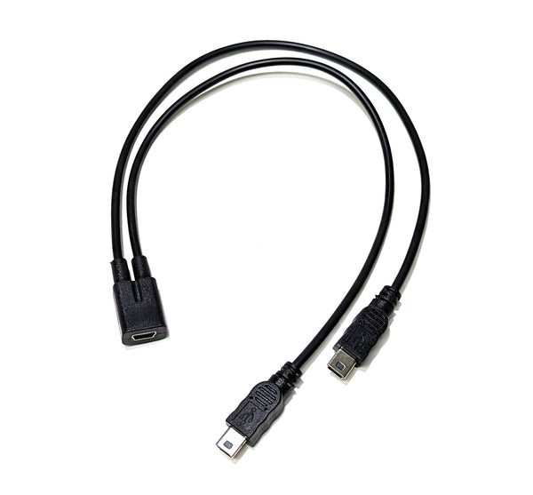 Dual USB Mini Charging Cable