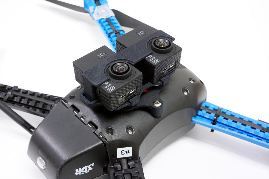 3DR Iris+ Static Mount - Dual Survey Cameras
