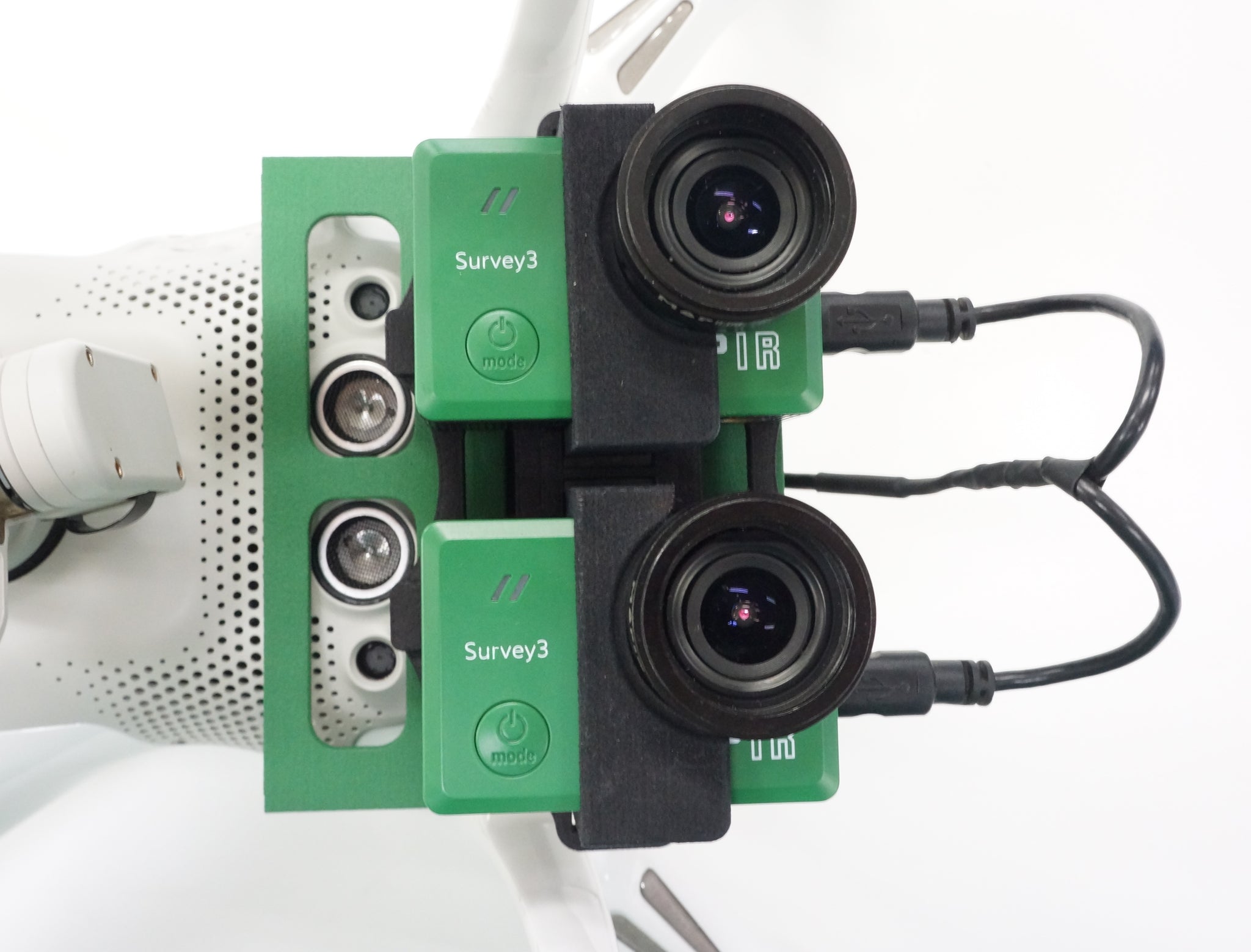 DJI Phantom (PRO/ADV) Survey 3/2/1 Dual Camera Mount MAPIR CAMERA