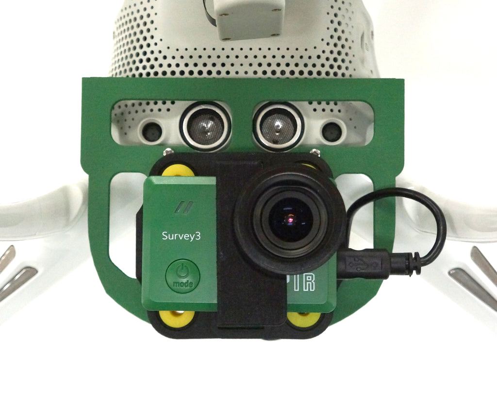 DJI Phantom 4 (PRO/ADV) Survey 3/2/1 <br/>Single Camera Mount