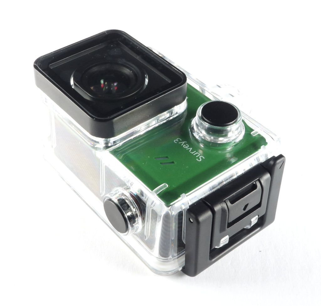 Survey3 Clear Case <br/>Action Camera <br/>Open (Plug Access)