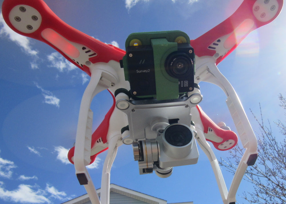 DJI Phantom 3 MAPIR Survey 3/2/1 <br/>Tilting Single Camera Mount