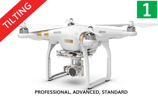 DJI Phantom 3 MAPIR Survey 3/2/1 <br/>Tilting Single Camera Mount