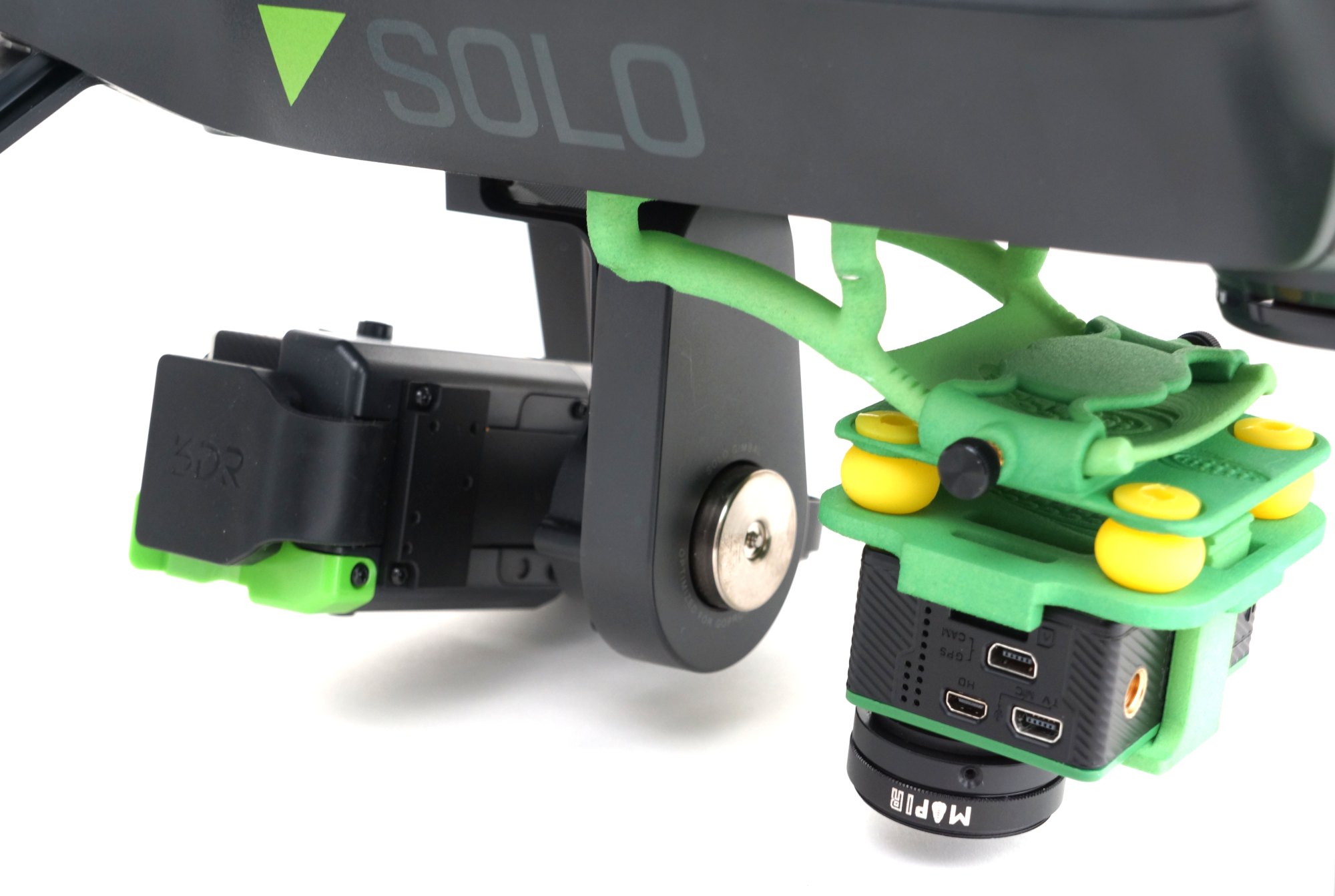 3DR SOLO Accessory Bay Tilting Mount - Single Survey Camera - 3DR Gimbal Compatible