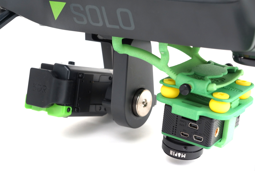 3DR SOLO Accessory Bay Tilting Mount - Single Survey Camera - 3DR Gimbal Compatible